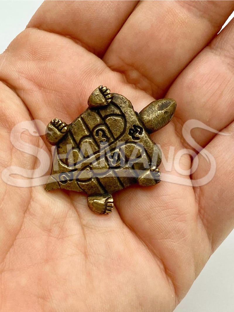 Amuleto PORTAFORTUNA e PROTEZIONE - TARTARUGA 5 YANT con PHA YANT 🐢