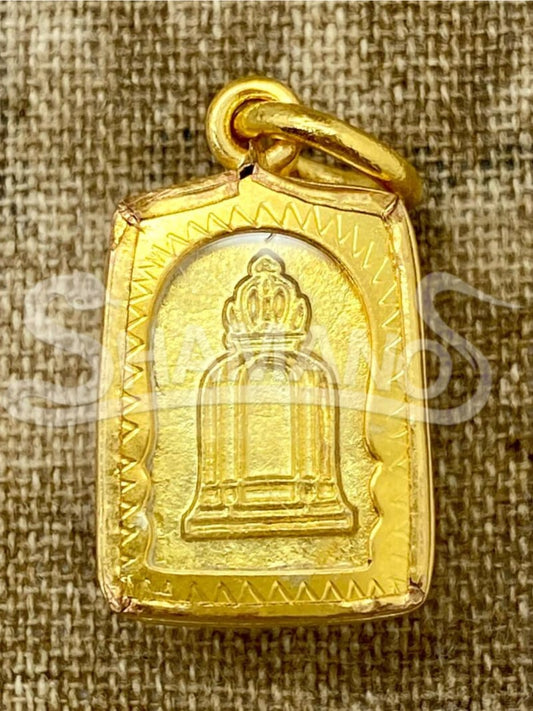 Amuleto PROTETTIVO e PORTAFORTUNA - MINI SOMDEJ DORATO