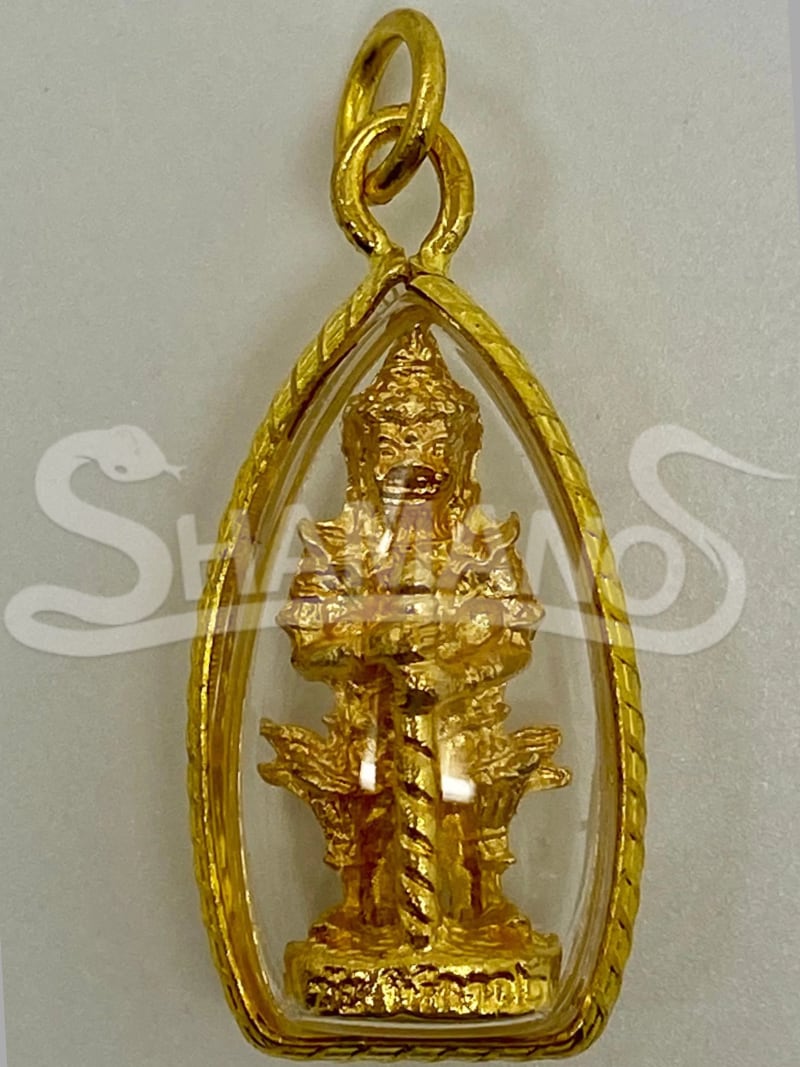 Amuleto PROTETTIVO e PORTA RICCHEZZA di PHRA WESSUWAN (Pha Yant Omaggio)
