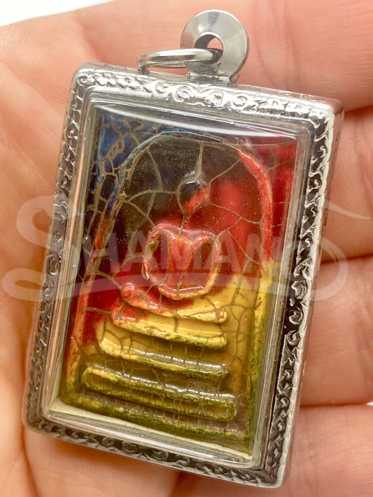 Amuleto Protettivo Portafortuna Phra Somdej Rainbow