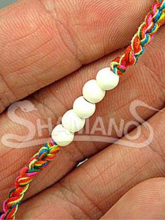 Braccialetto Buddhista 5 Perle - PORTA FORTUNA e SOLDI