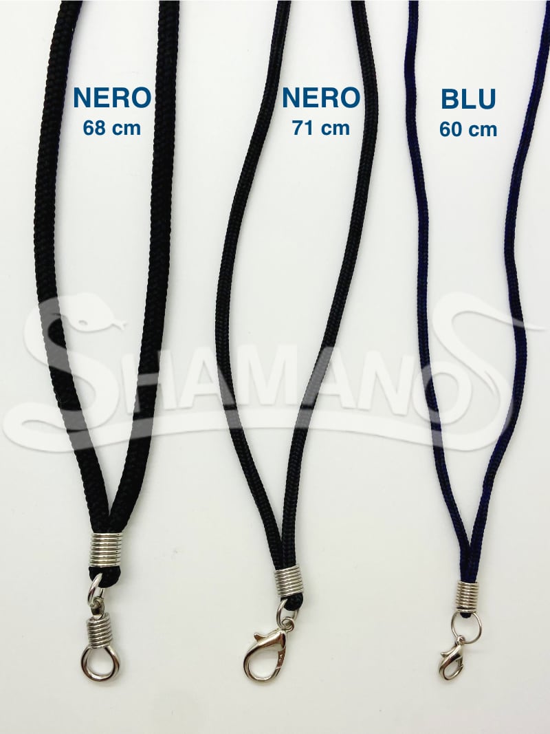 COLLANA per AMULETI e TALISMANI - Colore BLU, 60 cm