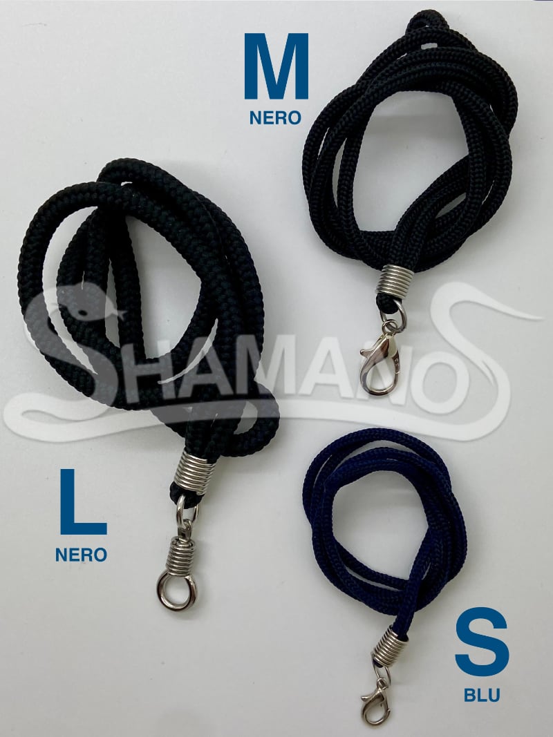 COLLANA per AMULETI e TALISMANI - Misura L, Colore NERO
