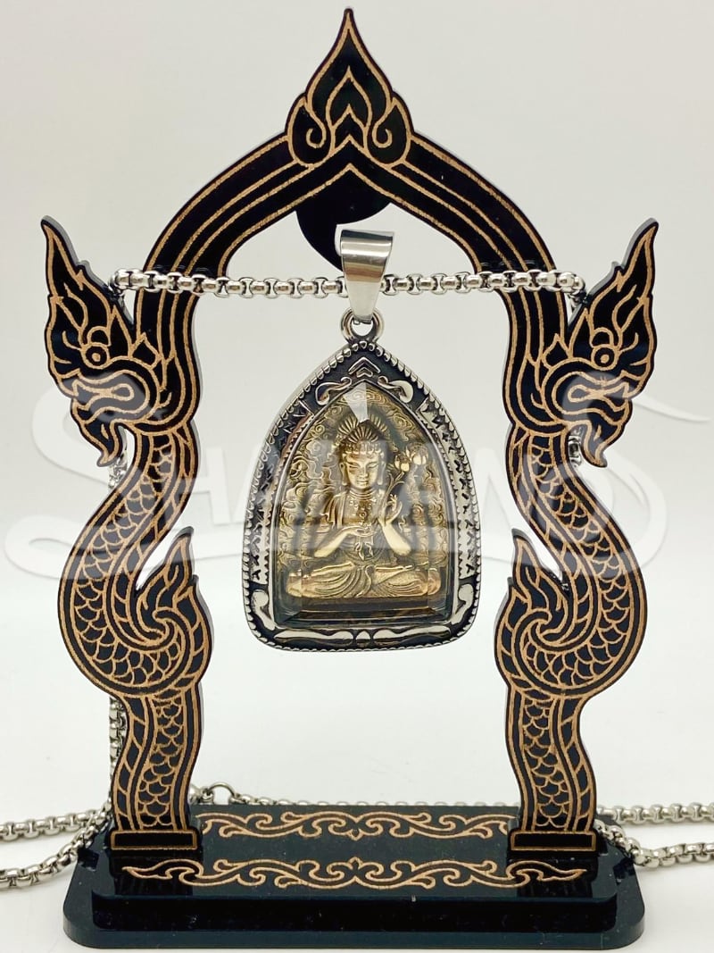 Amuleto Protettivo Con Collana Buddha Diamond