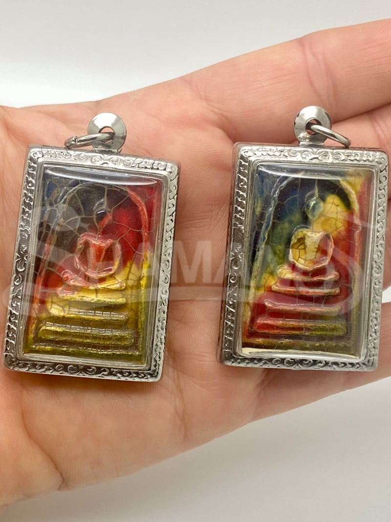 Amuleto Protettivo Portafortuna Phra Somdej Rainbow