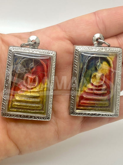 Amuleto Protettivo Portafortuna Phra Somdej Rainbow