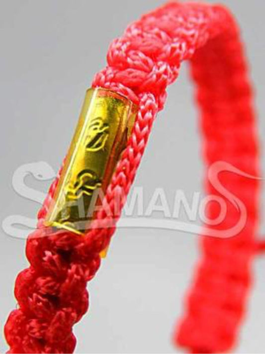 Braccialetto rosso thailandese per AMICIZIA - PROTEZIONE e PORTAFORTUNA
