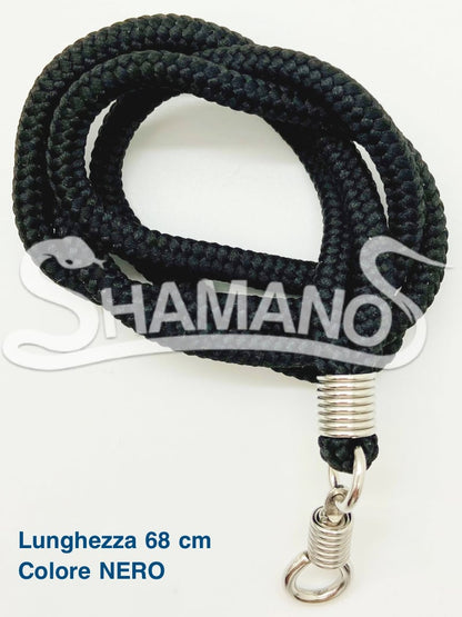 COLLANA per AMULETI e TALISMANI - Colore NERO, 68 cm