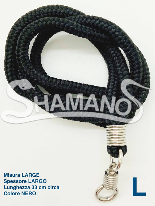 COLLANA per AMULETI e TALISMANI - Misura L, Colore NERO