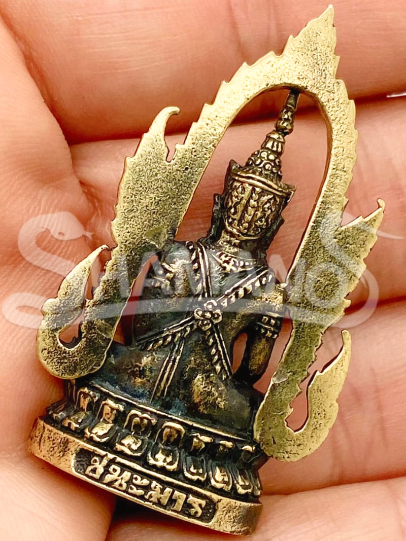 Statuina Protettiva Buddha Chinnarat con Sigillo