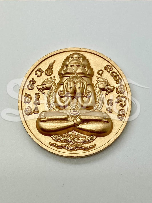 Talismano ATTIRA RICCHEZZA E PROTEZIONE - MONETA DI PHRA PIDTA E RAHU